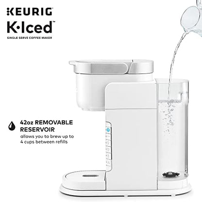 Keurig K-Iced Single Serve Coffee Maker - Brews Hot and Cold - White