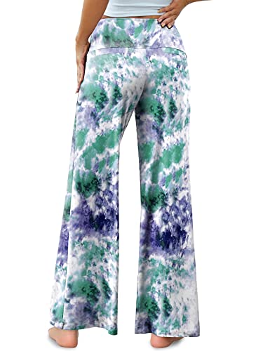 Arolina Women's Stretchy Wide Leg Palazzo Lounge Pants Casual Comfy High Waist Palazzo Pants