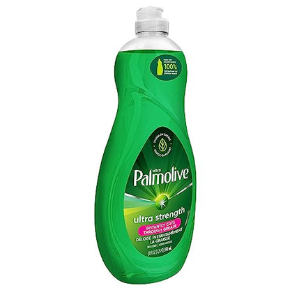 Palmolive Ultra Strength Liquid Dish Soap, Original Green, 20 Fluid Ounce