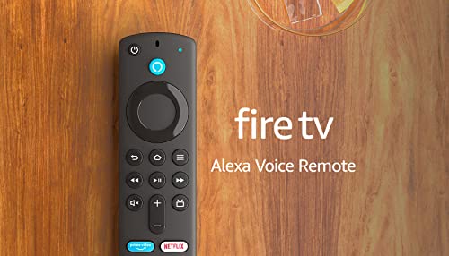 Amazon Alexa Voice Remote (3rd Gen) with TV controls, Requires compatible Fire TV device, 2021 release