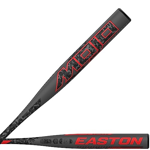 Easton MOJO Slowpitch Softball Bat, Power Loaded, 12 in Barrel, Approved for All Fields, 34in x 28oz