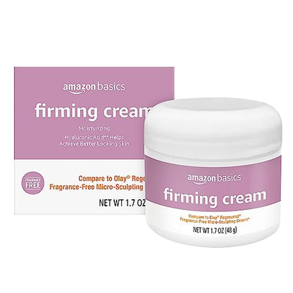 Amazon Basics Firming Cream, Fragrance Free, 1.7 Ounces, 1-Pack