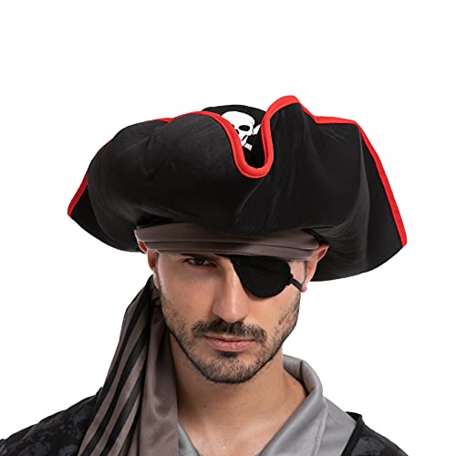 Spooktacular Creations Adult Men Pirate Costume for Halloween, Costume Party, Trick or Treating, Cosplay Party (Large)