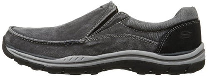 Skechers Men's Expected Avillo Moccasin, Black, 12 Medium US