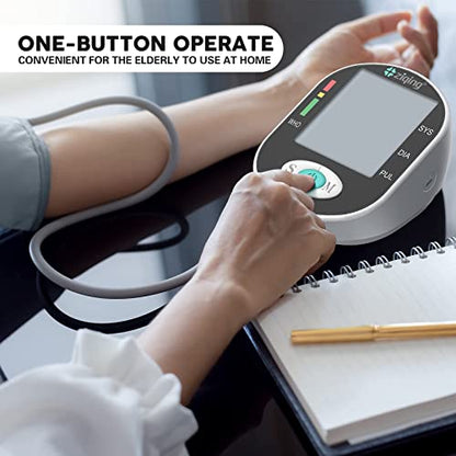 Blood Pressure Monitors, Bp Monitor - Blood Pressure Machine Large Cuff Blood Pressure Monitor Upper Arm Cuff 8.7''-17.3'', Large Screen, 2 Users Total 198 Memories, Clinically Accurate for Home Use