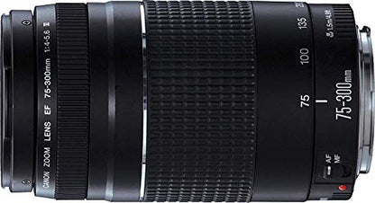 Canon EF 75-300mm f/4-5.6 III Telephoto Zoom Lens for Canon SLR Cameras (Renewed)