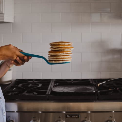 GIR: Get It Right Premium Silicone Spatula Turner | Heat-Resistant up to 550¡F | Nonstick Pancake Flipper, Egg Spatula, Kitchen Spatula | Mini - 11 IN, Slate