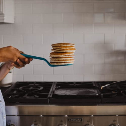 GIR: Get It Right Premium Silicone Spatula Turner | Heat-Resistant up to 550¡F | Nonstick Pancake Flipper, Egg Spatula, Kitchen Spatula | Mini - 11 IN, Slate