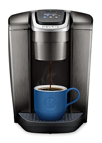 Keurig K-Elite Single-Serve K-Cup Pod Coffee Maker, Brushed Slate, 12 oz. Brew Size