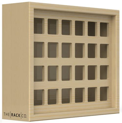 The Rack Co. 24 spice jars counter top wood cabinet