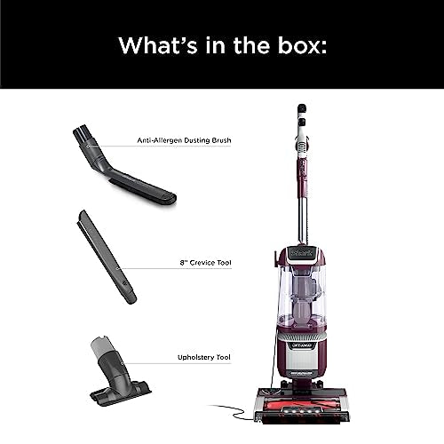 Shark LA702 Rotator Pet Lift-Away ADV Upright Vacuum with DuoClean PowerFins HairPro & Odor Neutralizer Technology, Wine Purple, 0.8 Qt. Dust Cup