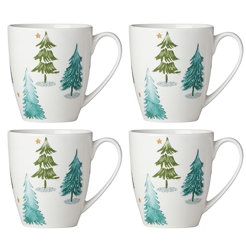 Lenox 880069 Balsam Lane 4-Piece Mug Set