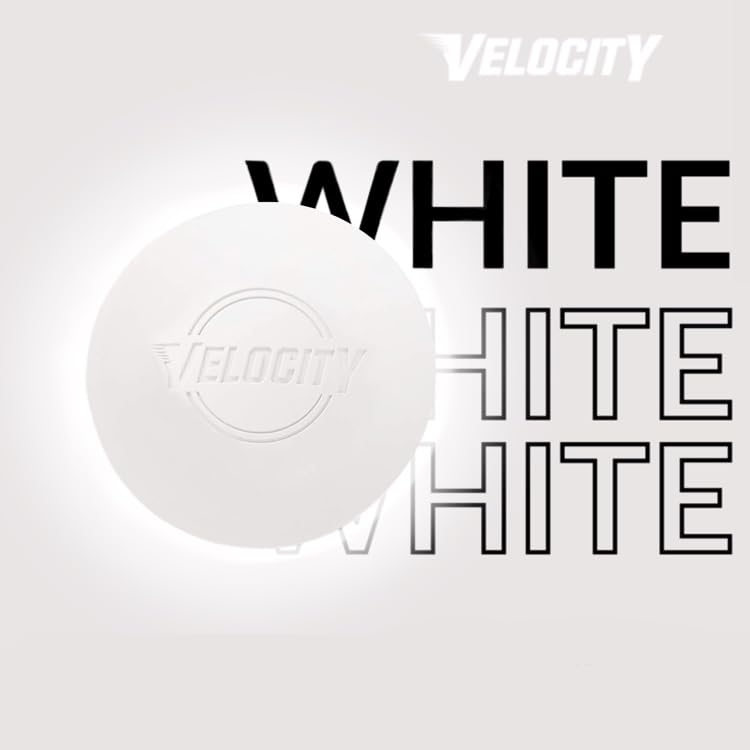 Velocity Lacrosse Balls - Official NFHS, SEI, and College Approved Size - Meets NOCSAE Standard - Approved Competition Colors - White, 12 Pack