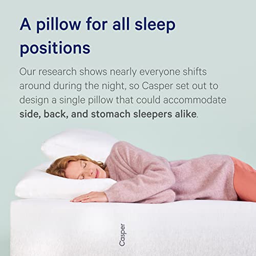 Casper Sleep Original Pillow for Sleeping, Standard, White