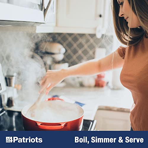 4Patriots 3-Month Survival Food Kit - 688 Servings, 135,840 Total Calories, Emergency Food Supply, Freeze Dried Meals for Disasters and Camping, Designed To Last 25 Years, Disaster-Resistant Packaging, Unmatched Variety Compared to Competition