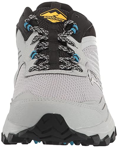 Saucony Men's Excursion TR15 Trail Running Shoe, Fog/Black/Topaz, 11