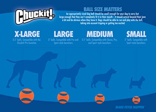 Chuckit! Kick Fetch Ball Dog Toy, Small (6 Inch)