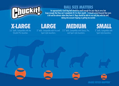 Chuckit! Kick Fetch Ball Dog Toy, Small (6 Inch)