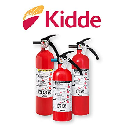 Kidde Fire Extinguisher for Home, 1-A:10-B:C, Dry Chemical Extinguisher, Red, Mounting Bracket Included