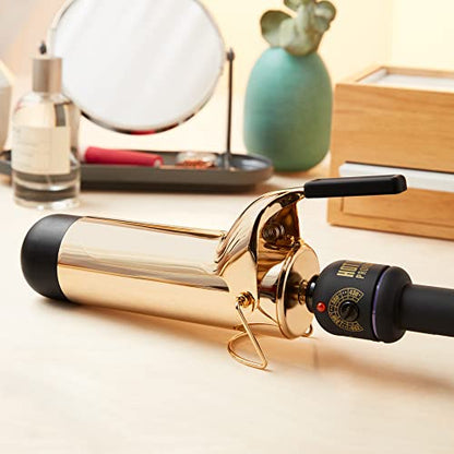 HOT TOOLS Pro Artist 24K Gold Jumbo Curling Iron | Long Lasting, Defined Curls (2 in)