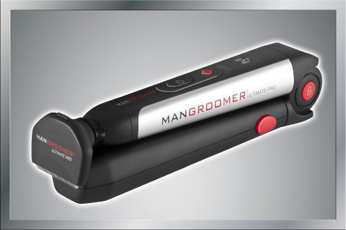 MANGROOMER - ULTIMATE PRO Back Shaver with 2 Shock Absorber Flex Heads, Power Hinge, Extreme Reach Handle and Power Burst