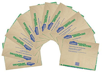 Lowe's 30 Gallon Heavy Duty Brown Paper Lawn and Refuse Bags for Home and Garden (10 Count), Large (LOWESLL)