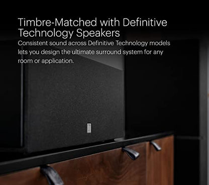 Definitive Technology Dymension DM10 Compact Center Channel Speaker with Integrated Passive Radiator