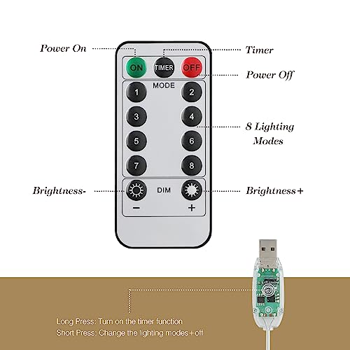 Roylvan Christmas Star Tree Topper with 8 Lighting Modes, USB Christmas Star Treetop with Timer Decorative Light with Silver Strip, 20 LED Light Xmas Tree Top Decor for Home Indoor Outdoor, Black