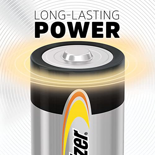 Energizer Alkaline Power D Batteries (12 Pack), Long-Lasting Alkaline Size D Batteries - Packaging May Vary