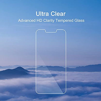 Ailun Glass Screen Protector for iPhone 14 / iPhone 13 / iPhone 13 Pro [6.1 Inch] Display 3 Pack Tempered Glass, Case Friendly