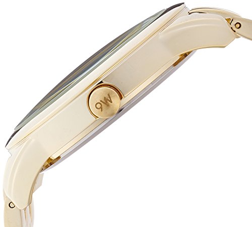 Nine West Women's NW/1578CHGB Champagne Dial Gold-Tone Bracelet Watch