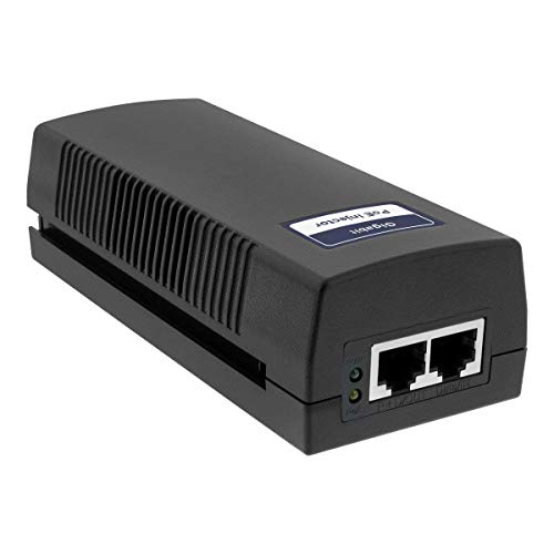 BV-Tech Gigabit Power Over Ethernet PoE+ Injector | 30W | 802.3 af | Plug & Play | up to 325 Feet