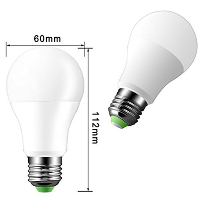 Droiee Dimmable E26 LED Light Bulb, 6W RGBW Color 500LM with 16 Color Changing Modes for Christmas, Party etc with Remote Control