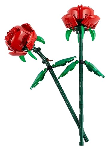 LEGO Roses Building Kit, Unique Gift for Valentine's Day, Botanical Collection, Gift to Build Together, 40460