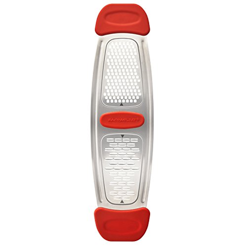 Rachael Ray Multi Stainless Steel Grater, Red Small