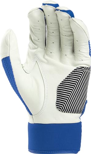 Rawlings | Workhorse Baseball Batting Gloves | Youth Medium | Royal