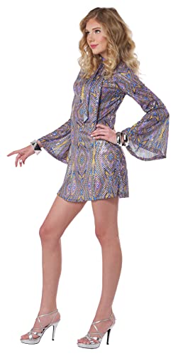 Disco Sensation Dress Costume Medium Multi