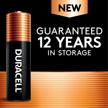 Duracell Coppertop AA Batteries with Power Boost Ingredients, 20 Count Pack Double A Battery with Long-lasting Power, Alkaline AA Battery for Household and Office Devices