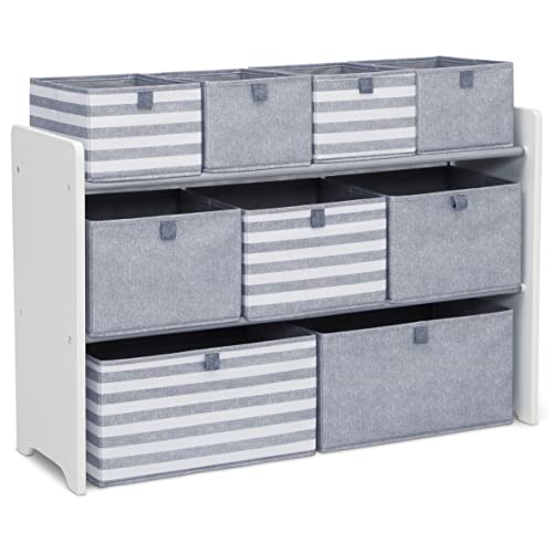 GAP GapKids Deluxe Toy Organizer - Greenguard Gold Certified, Grey/White