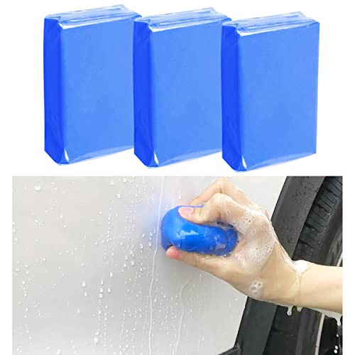 Ruibapa 3PCS Blue Car Clay Bar 100g Auto Detailing Magic Clay Bar for Car Washing Cleaner P-033