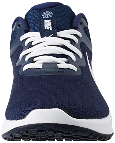 Nike mens Revolution 6 NN Road Running Shoes, Midnight Navy White Obsidian Ashen Slate, 11