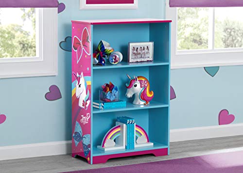 Delta Children Deluxe 3-Shelf Bookcase - Ideal for Books, Decor, Homeschooling & More - Greenguard Gold Certified, JoJo Siwa