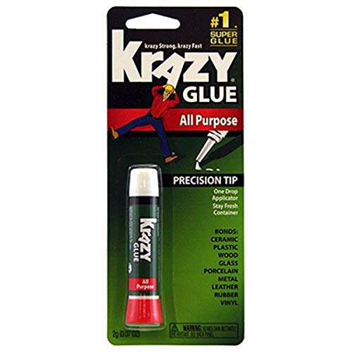 ELMERS Krazy Instant Crazy Glue Skin Guard Formula Tube 0.07 Oz (Kg78548R)