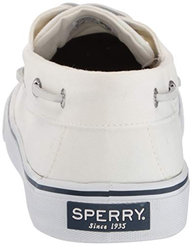 Sperry Men's Bahama II Boat Shoe, SW White, 9 M US