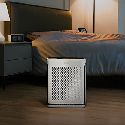 LEVOIT Air Purifiers for Home Large Room Bedroom Up to 1110 Ft² with Air Quality and Light Sensors, Smart WiFi, Washable Filters, HEPA Filter Captures Pet Hair, Allergies, Dust, Smoke, Vital 100S