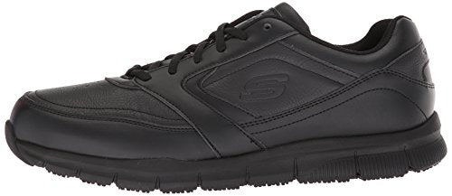 Skechers Men's Nampa Food Service Shoe, Black, 10.5