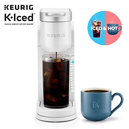 Keurig K-Iced Single Serve Coffee Maker - Brews Hot and Cold - White