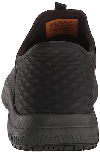 Skechers Men's Summits 200205W Colsin SR Slip-Ins Work Shoe, BBK, 9.5 Wide