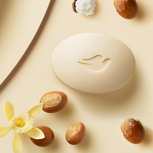 Dove Beauty Bar Skin Cleanser for Gentle Soft Skin Care Shea Butter More Moisturizing Than Bar Soap 3.75 oz 8 Bars