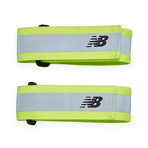 New Balance Reflective Bands - Runners Reflective Arm Band & Leg Ankle Band | Reflective Safety Band for Night Time Running/Jogging, Walking, Cycling/Bicycle/Bike for Women, Men, Kids